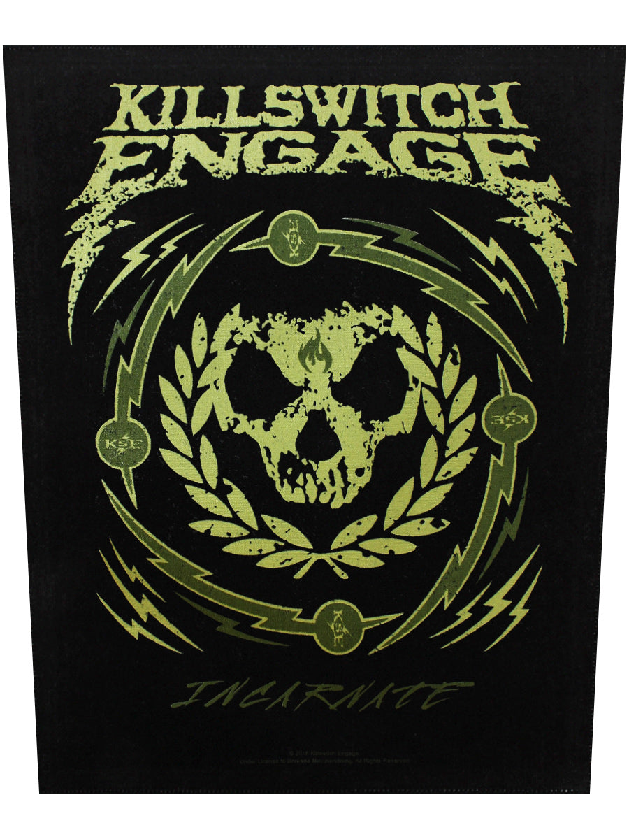 Killswitch Engage Skull Wreath Backpatch
