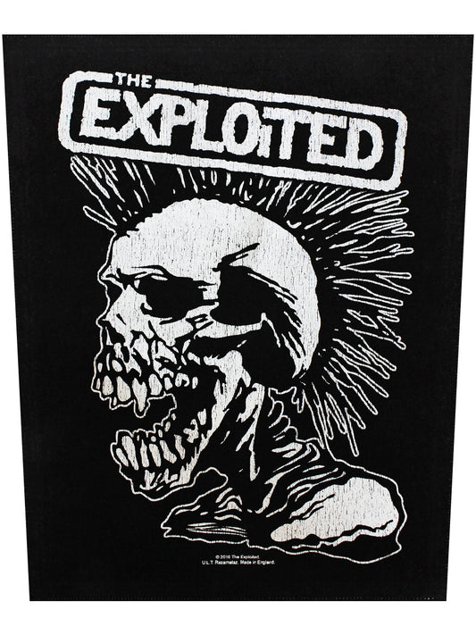 The Exlpoited Vintage Skull Backpatch