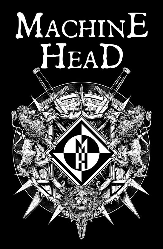 Machine Head Crest Textile Flag
