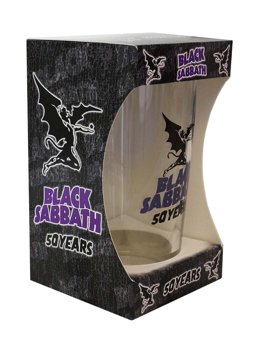 Black Sabbath 50 Years Drinking Glass