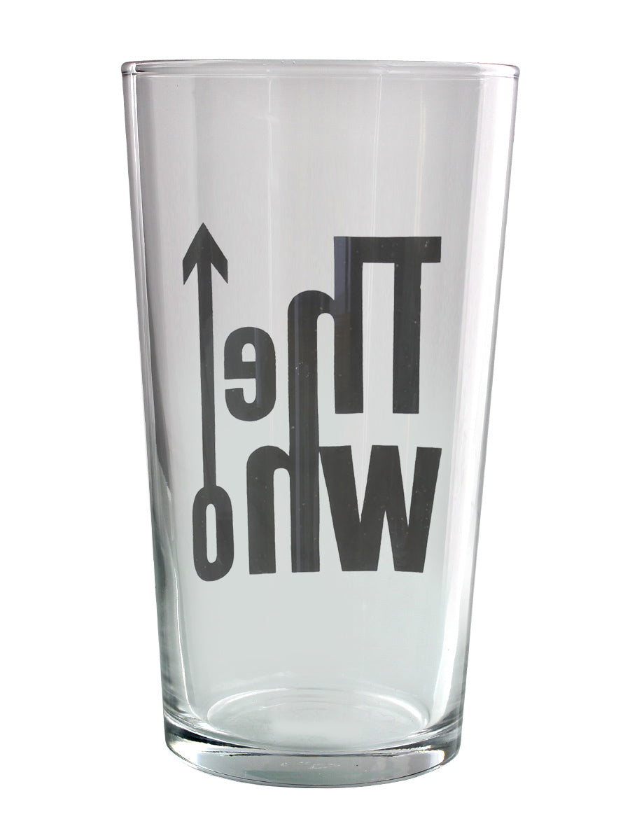 The Who Classic Logo Drinking Glass