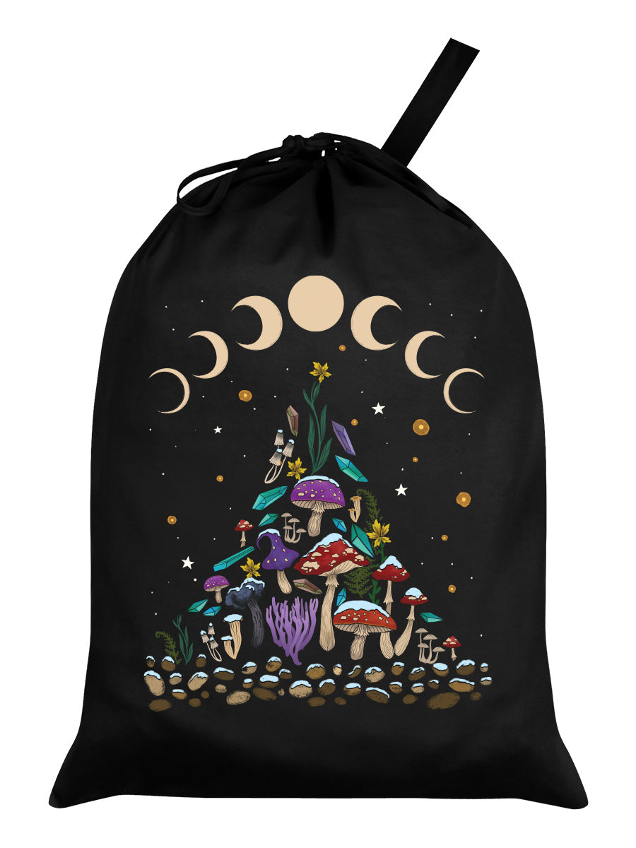 Mystical Roots Solstice Black Santa Sack