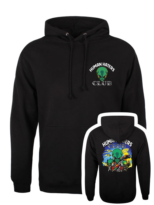 Human Haters Club Unisex Black Pullover Hoodie