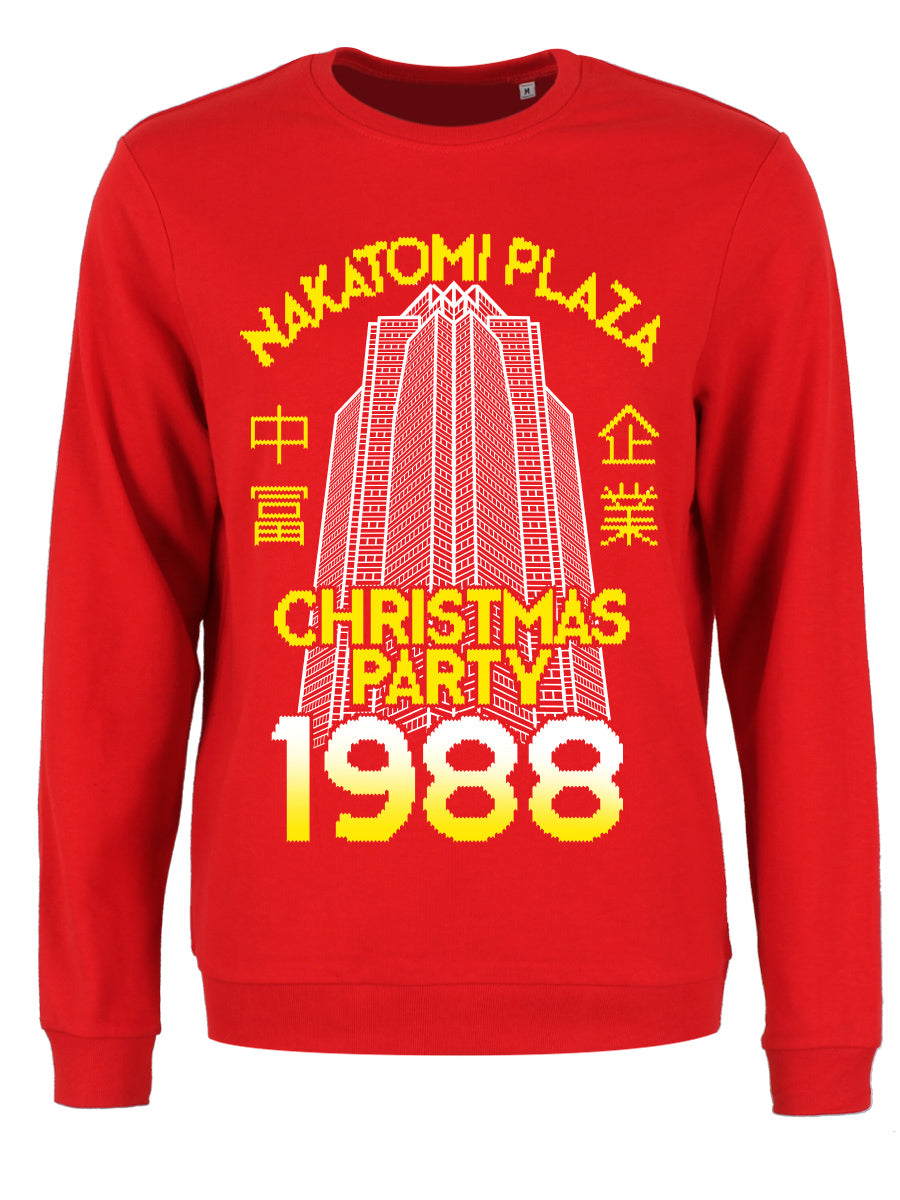 Nakatomi Plaza Ladies Red Christmas Jumper