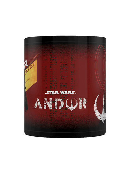 Star Wars Andor Cassian & B2emo Black Mug