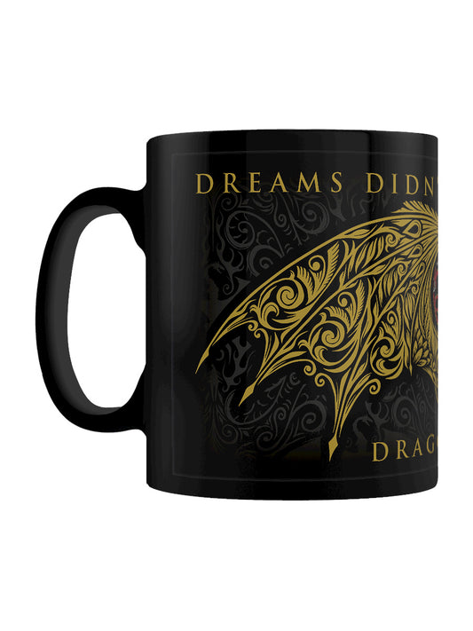 House Of The Dragon Dragon Wings Black Mug