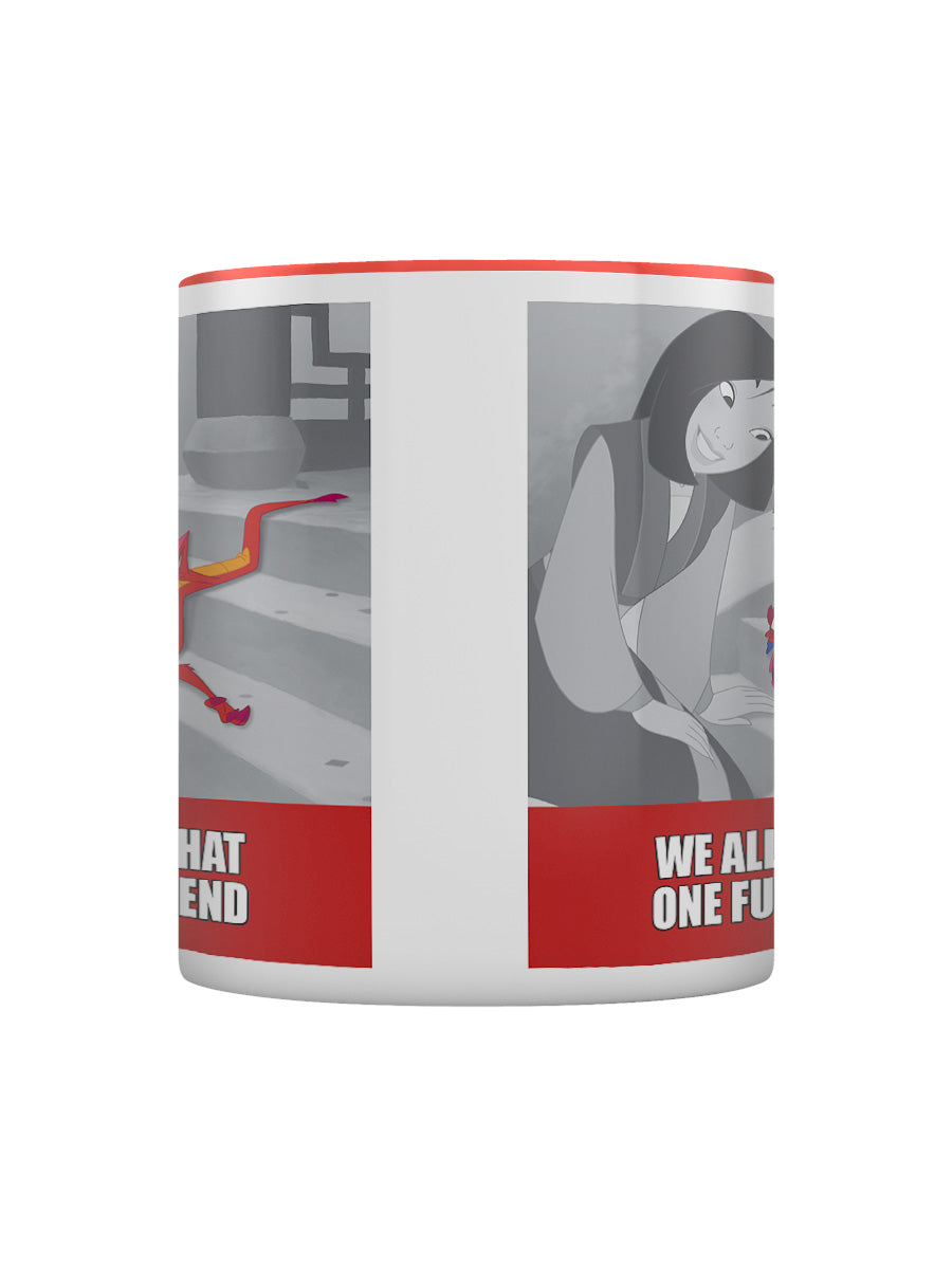 Mulan Funny Friend Red Coloured Inner Mug