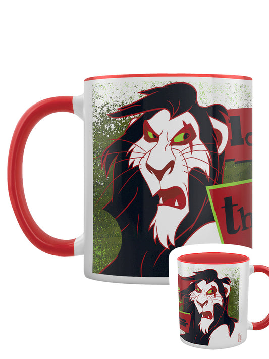 The Lion King Scar Long Live The King Red Coloured Inner Mug
