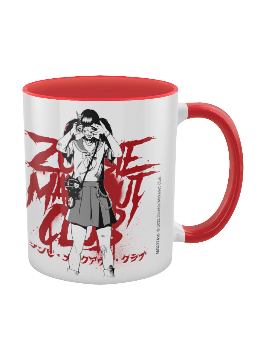 Zombie Makeout Club Demon Skull Red Coloured-Inner Mug