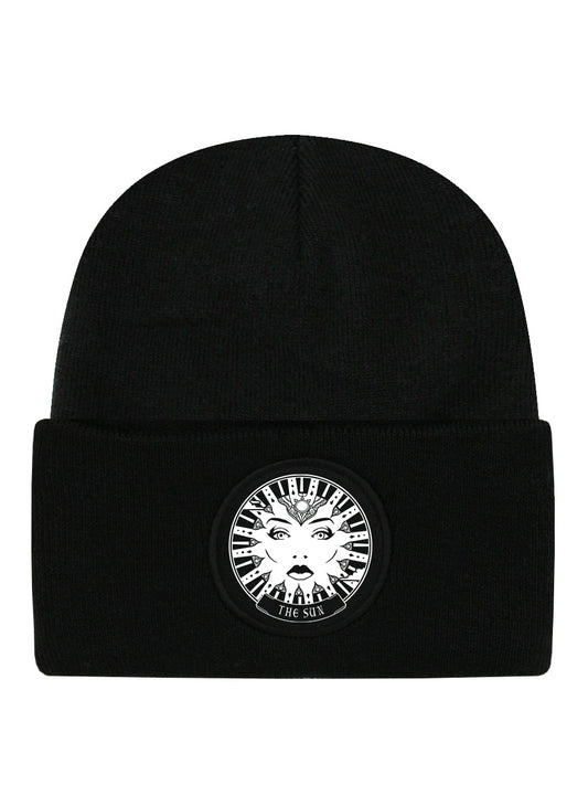 Deadly Tarot The Sun Black Beanie