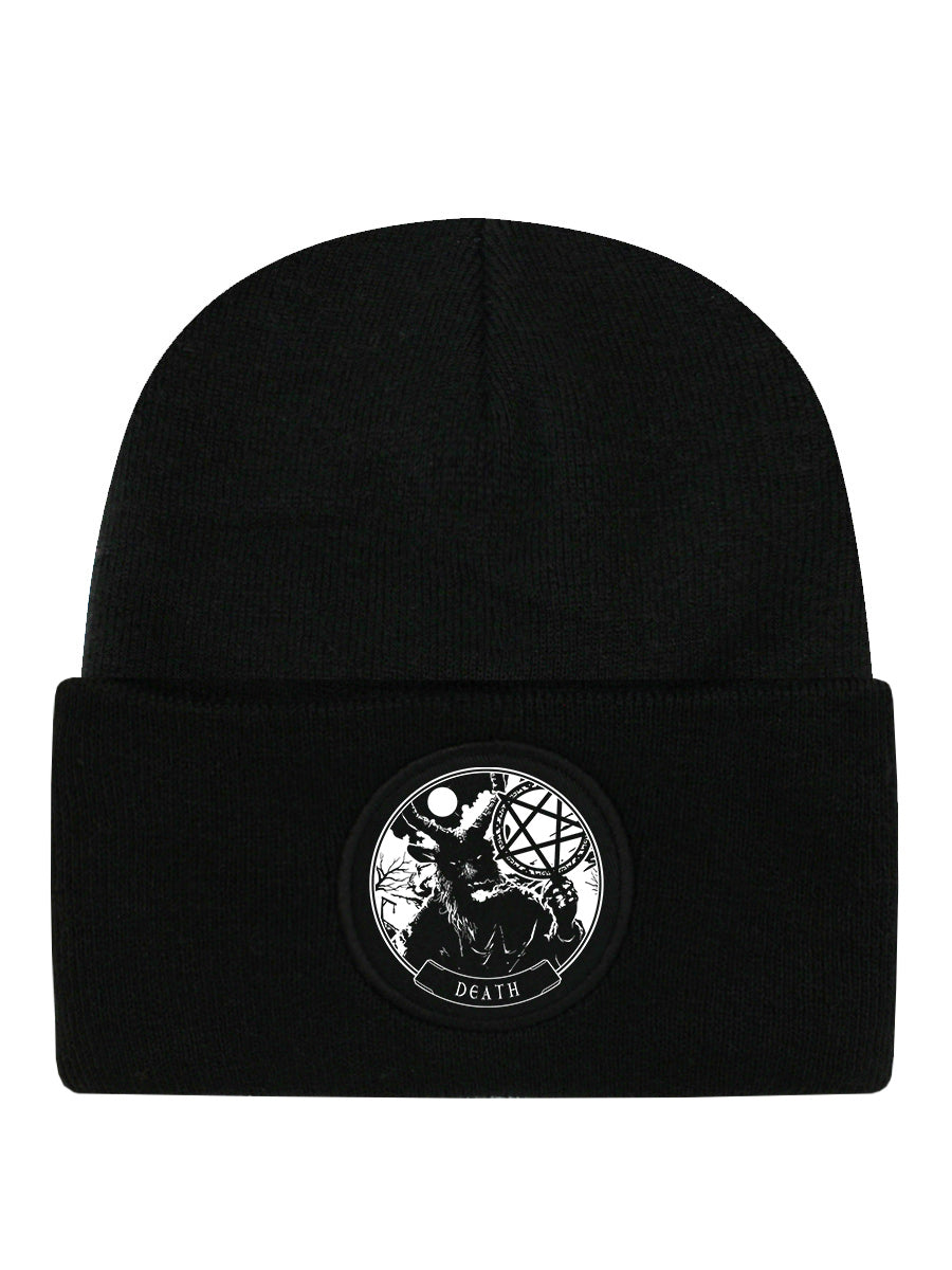 Deadly Tarot Death Black Beanie