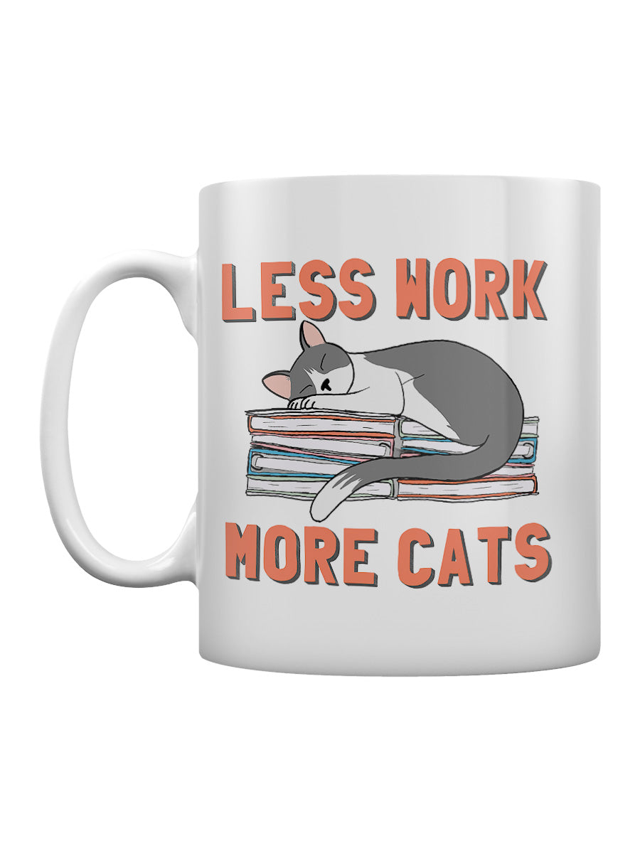 Less Work More Cats Mug