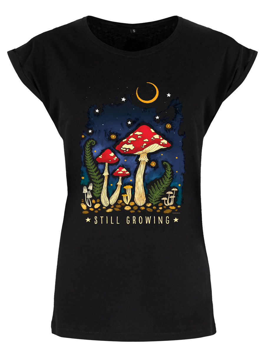 Still Growing Premium Ladies Black T-Shirt