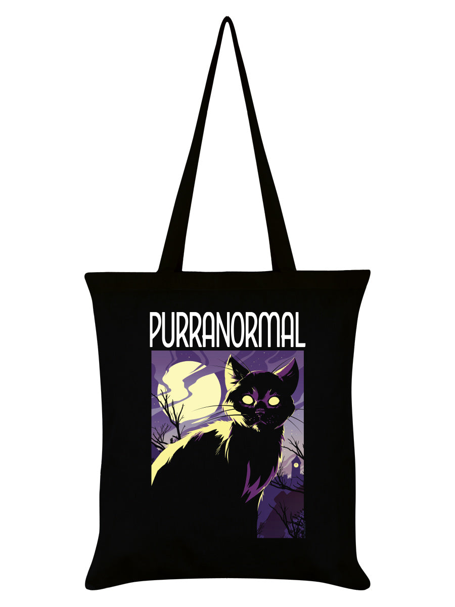 Purranormal Black Tote Bag