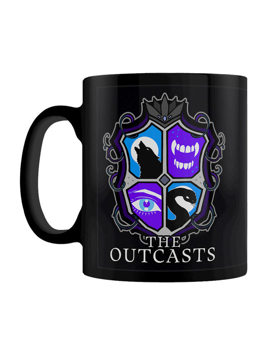 The Outcasts of Nevermore Academy Black Mug