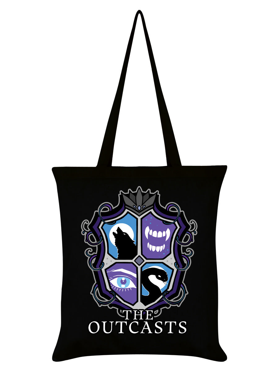 The Outcasts of Nevermore Academy Black Tote Bag