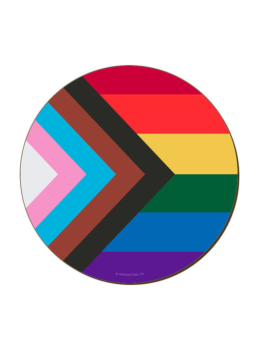 Progress Pride Coaster