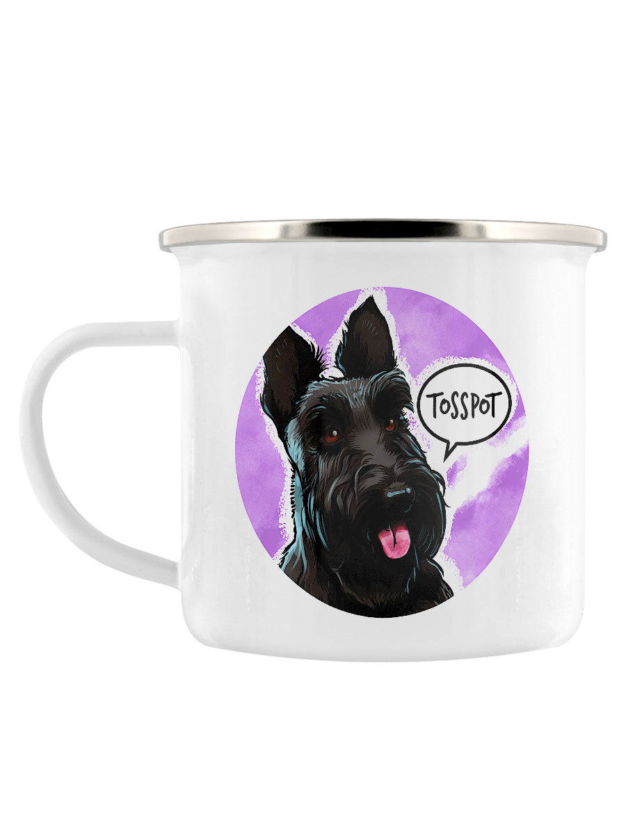 Cute But Abusive Tosspot Enamel Mug