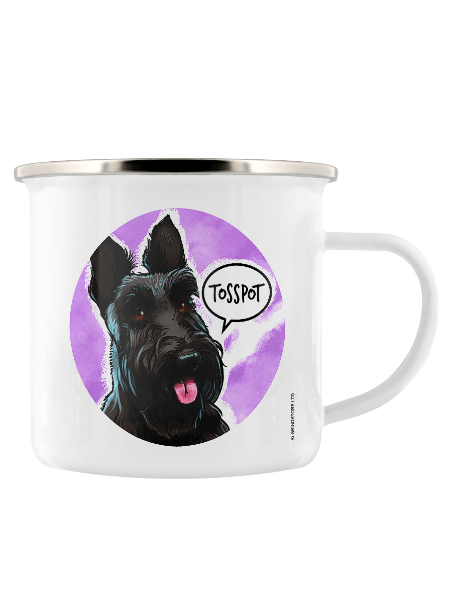 Cute But Abusive Tosspot Enamel Mug