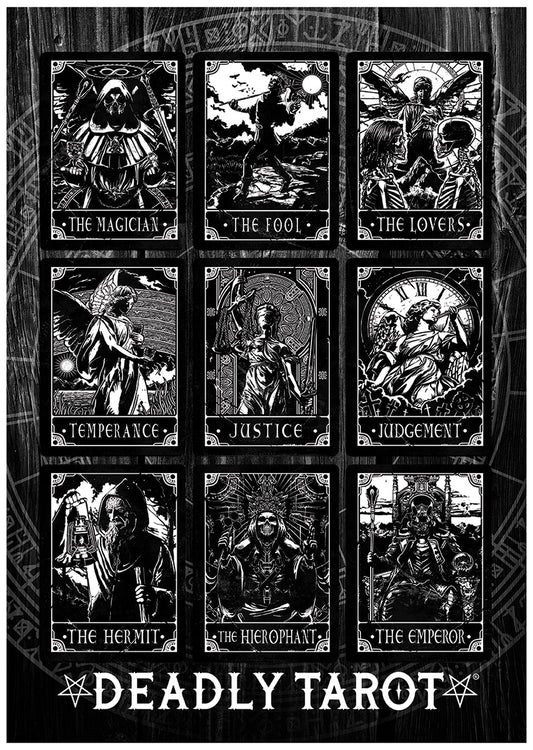 Deadly Tarot Justice Compilation Mini Poster