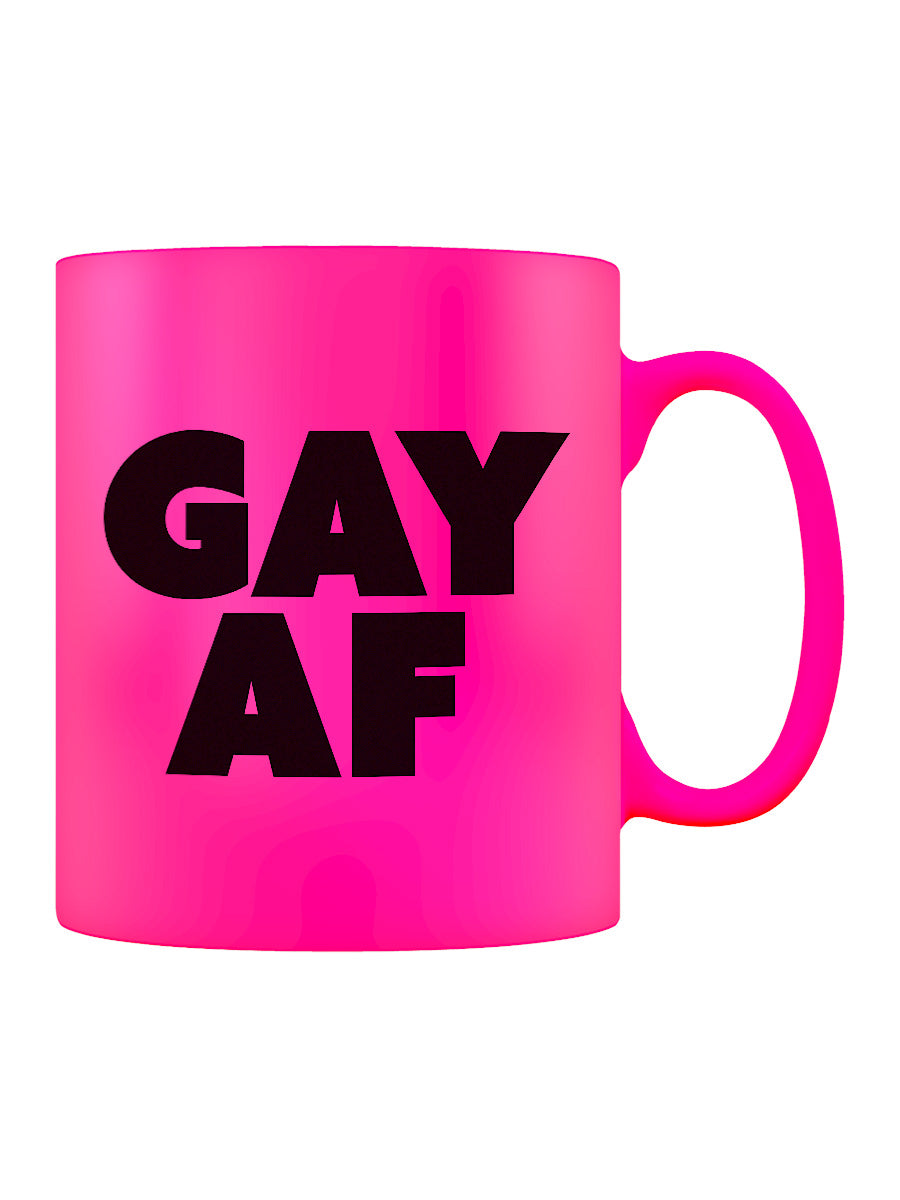 Gay AF Pink Neon Mug