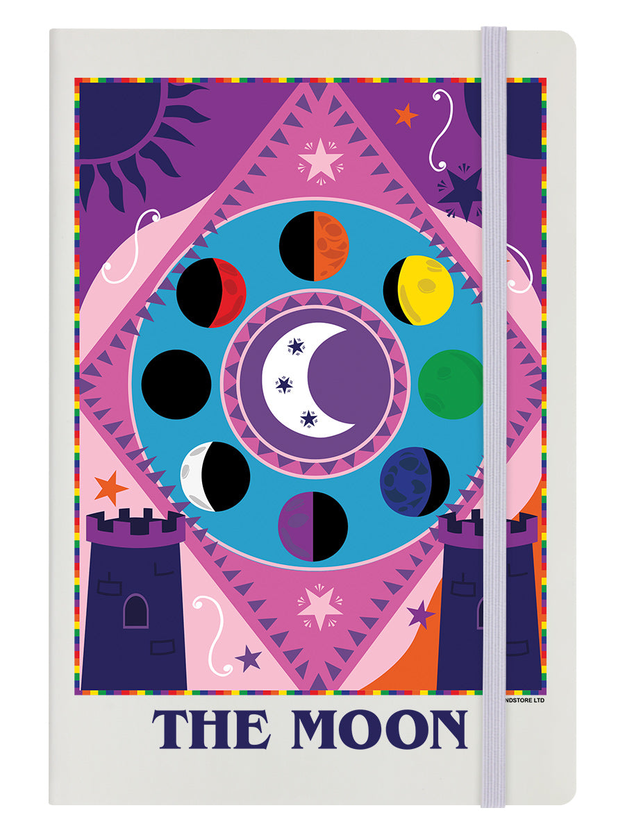 Deadly Tarot Pride The Moon Cream A5 Hard Cover Notebook