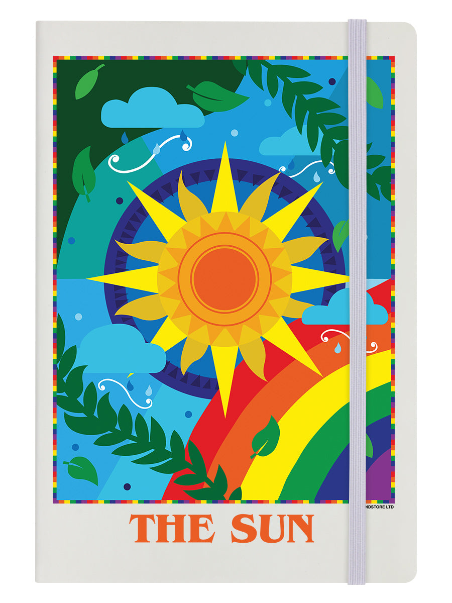 Deadly Tarot Pride The Sun Cream A5 Hard Cover Notebook