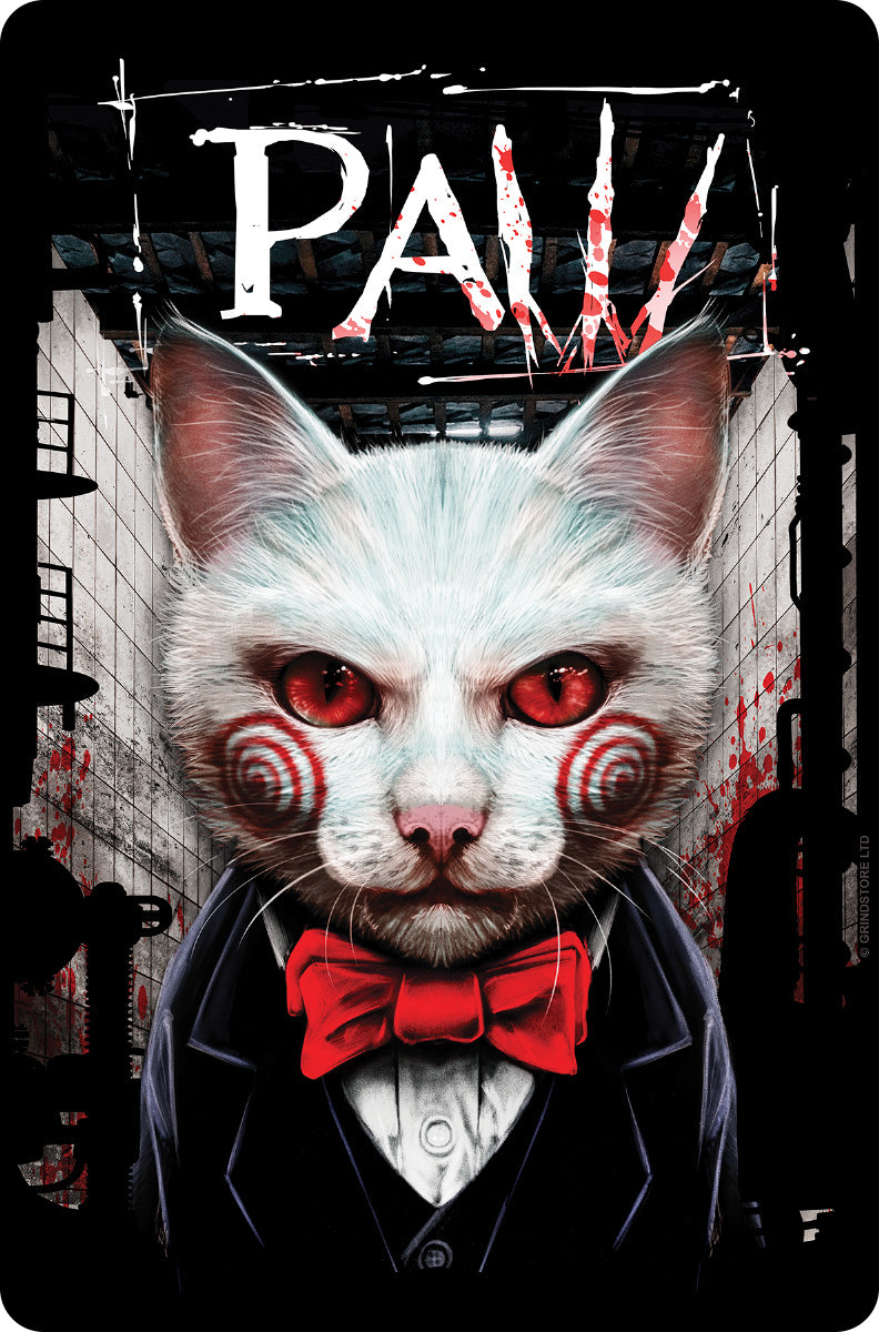 Horror Paw Greet Tin Card