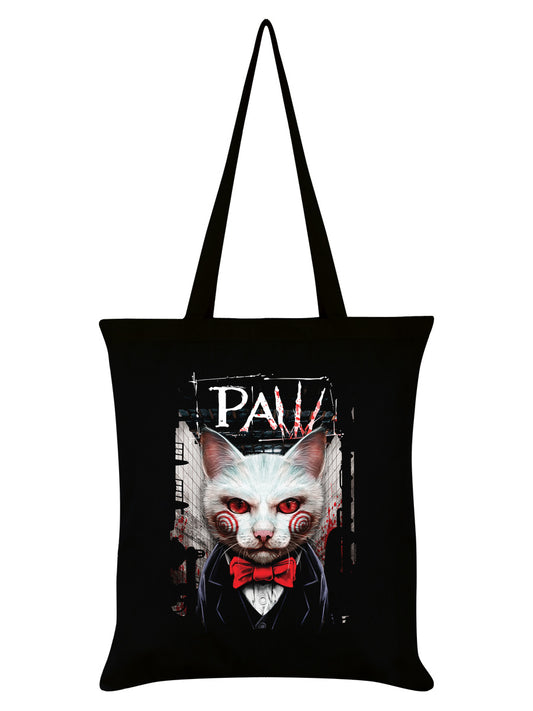 Horror Paw Black Tote Bag