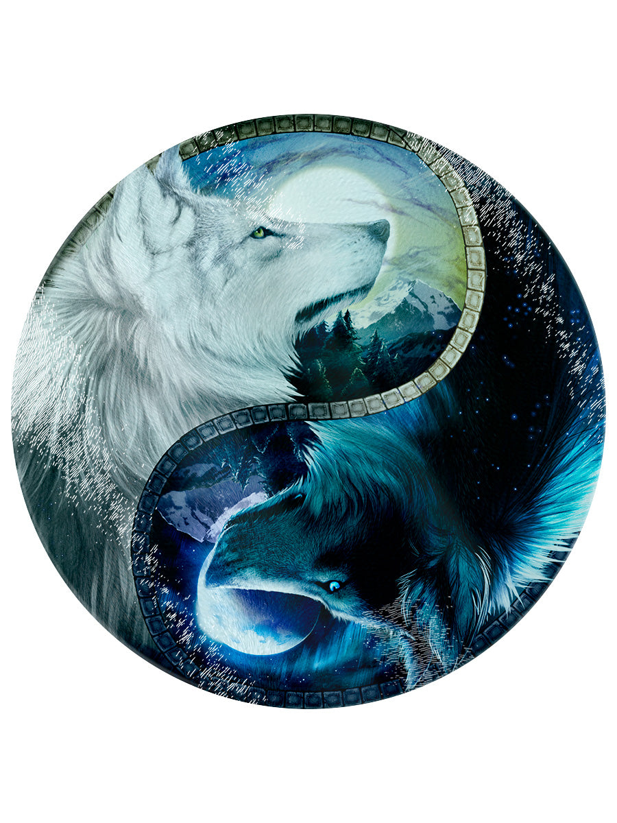 Wolf Yin Yang Circular Chopping Board