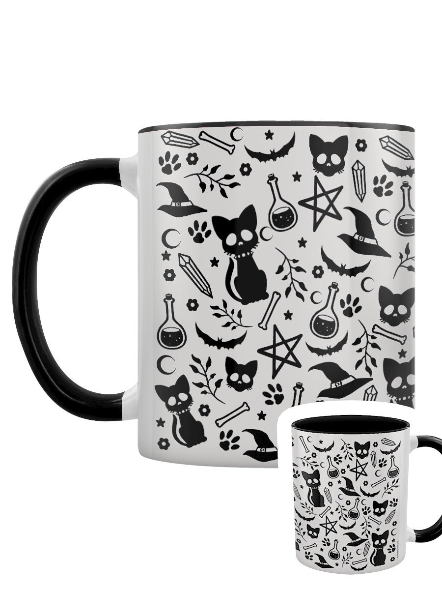 Witchy Elements Black Inner 2-Tone Mug