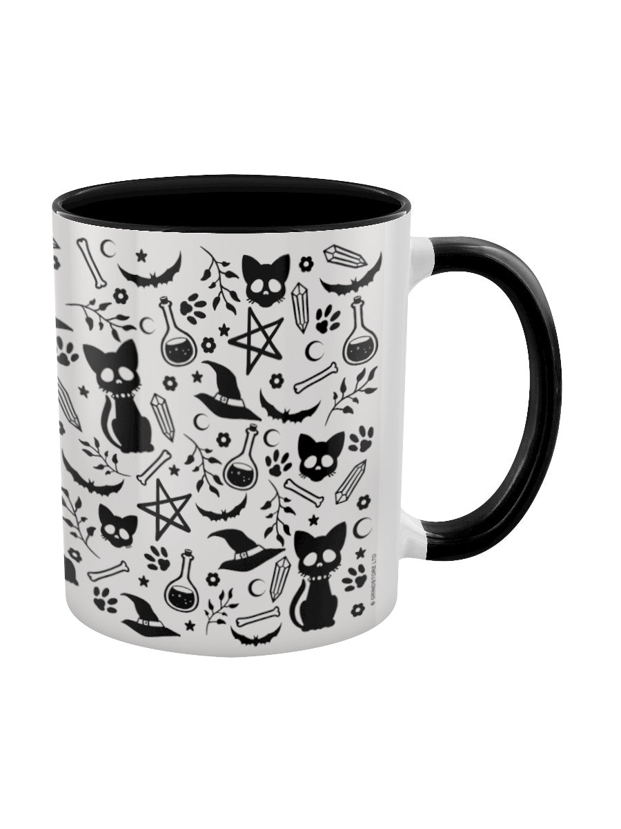 Witchy Elements Black Inner 2-Tone Mug
