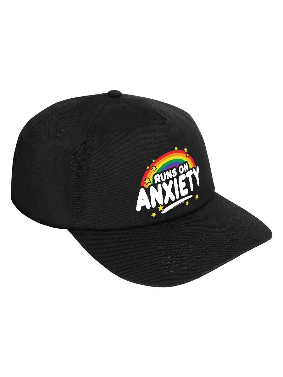 Runs On Anxiety Black Cap