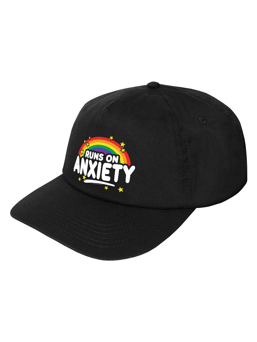 Runs On Anxiety Black Cap