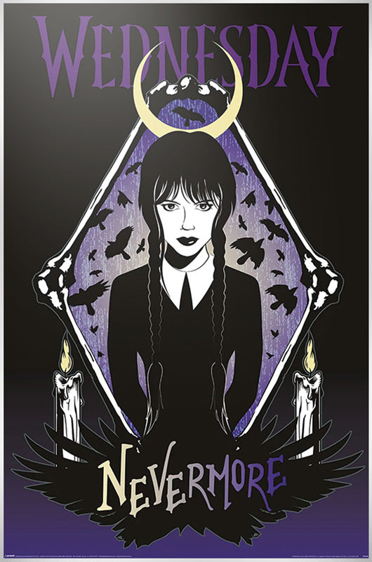 Wednesday Ravens Maxi Poster