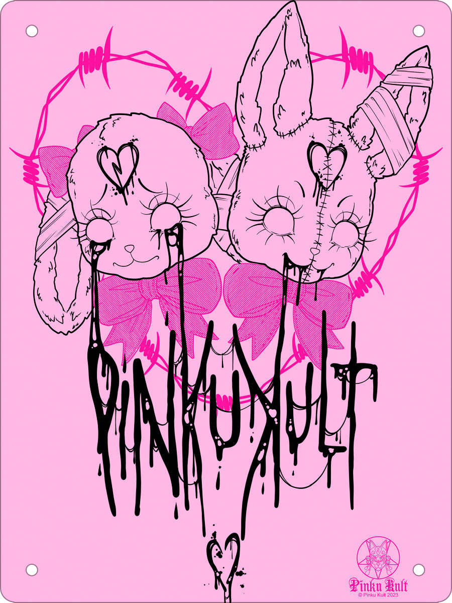 Pinku Kult Doom and Gloom Mini Tin Sign