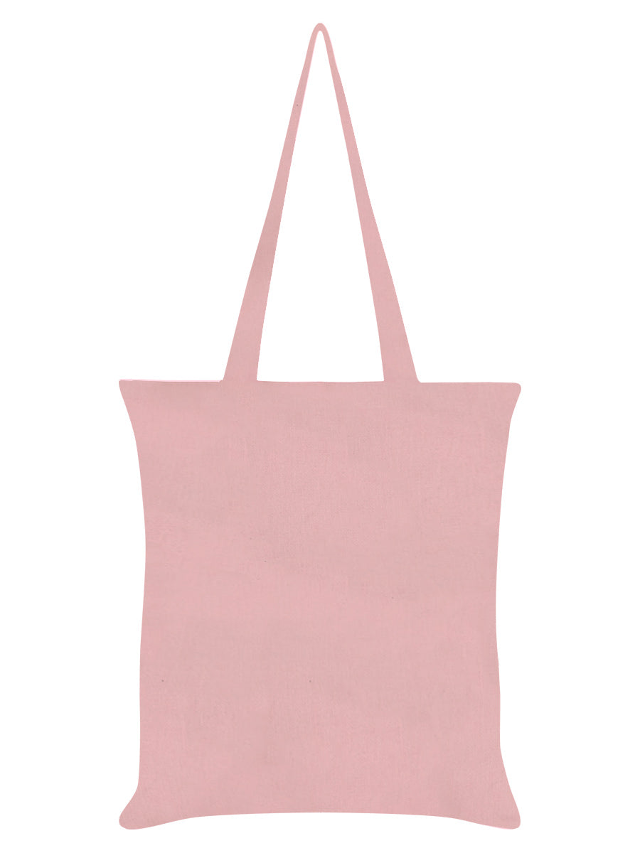 Pinku Kult Doom and Gloom Pale Pink Tote Bag