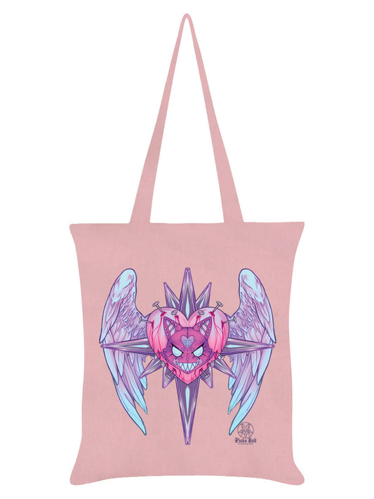 Pinku Kult Kawaii Kult Pale Pink Tote Bag