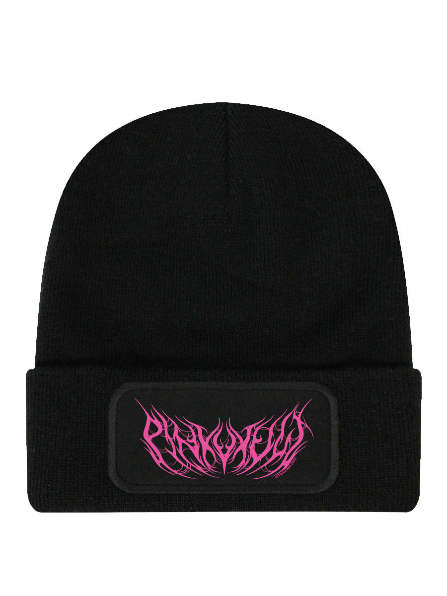 Pinku Kult Logo Black Beanie