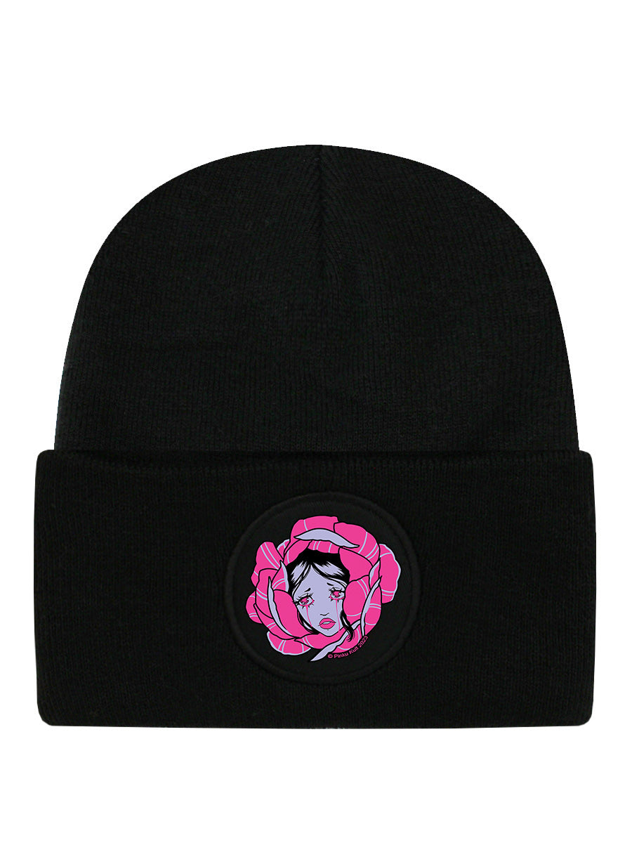 Pinku Kult Melancholy Black Beanie