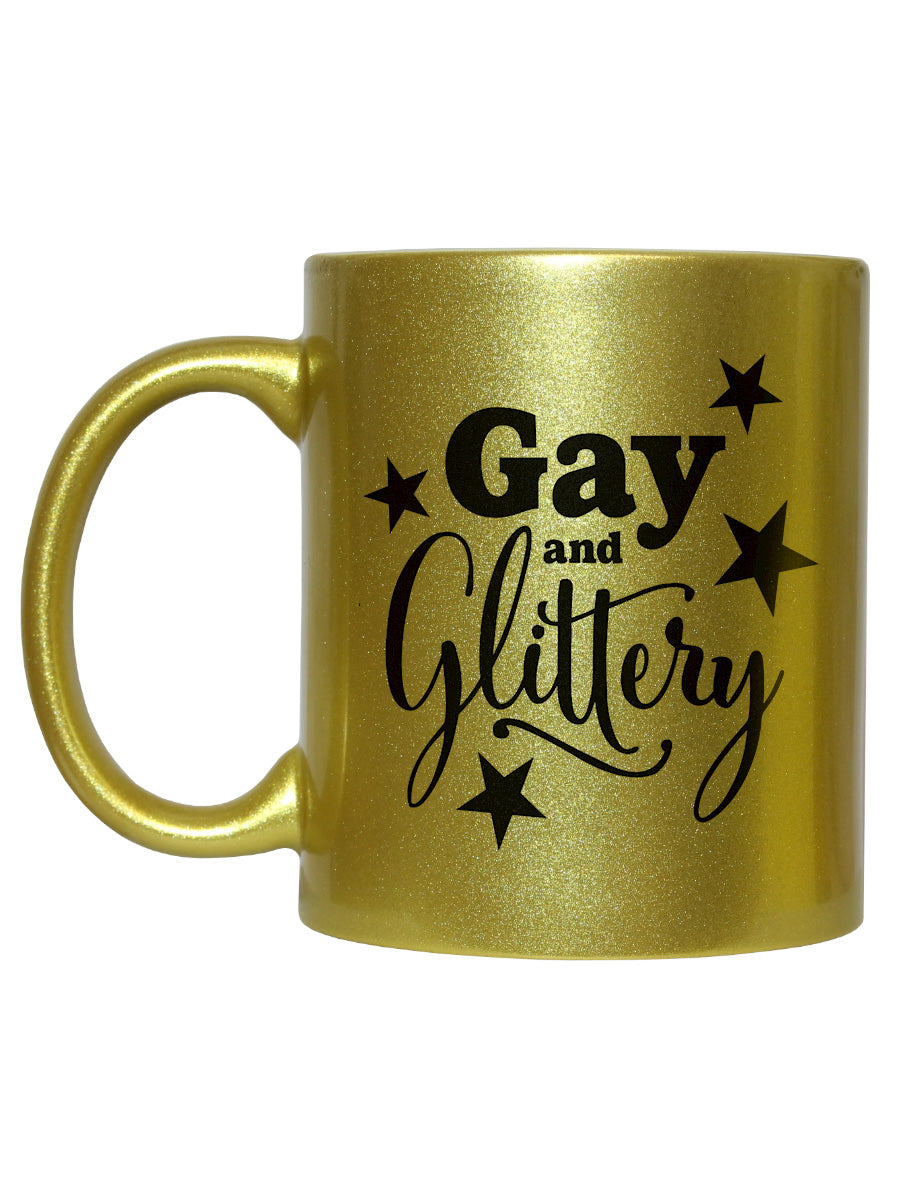 Gay & Glittery Gold Mug