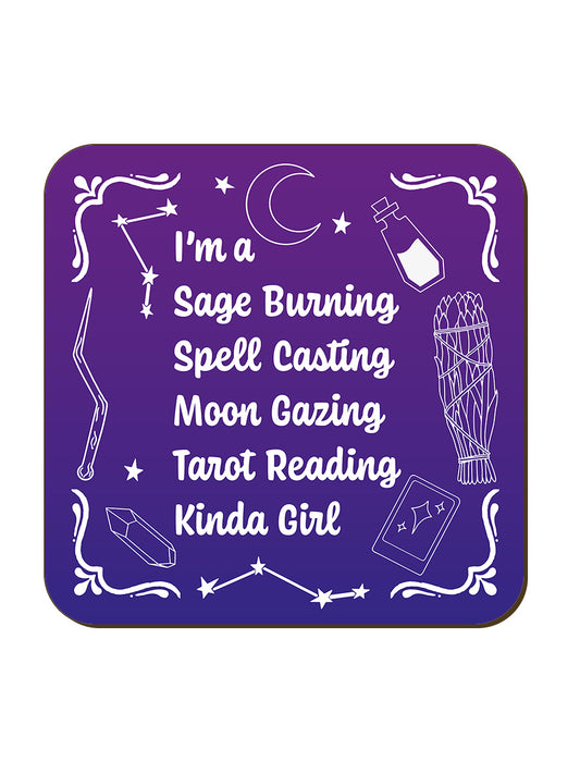 I'm A Spell Casting Kinda Girl Coaster