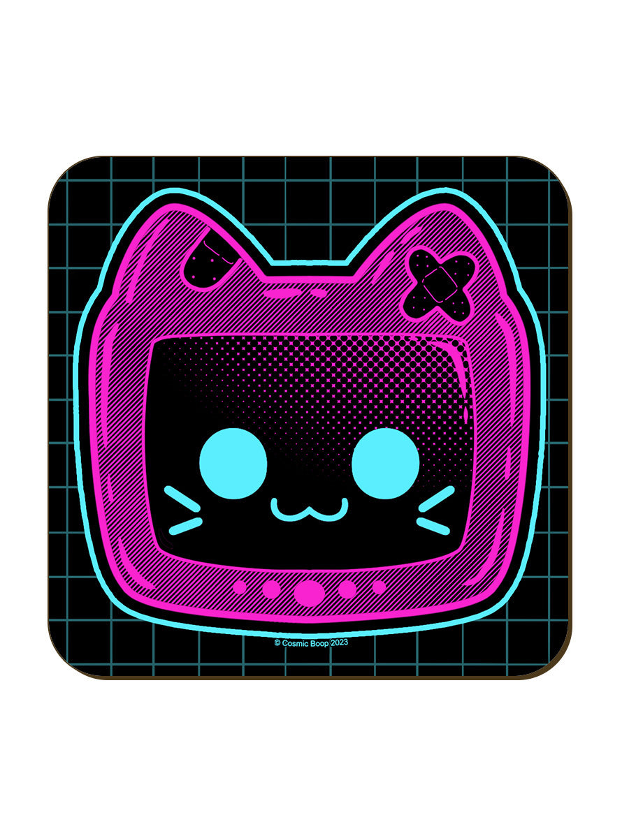 Cosmic Boop Pixel Kitty Coaster