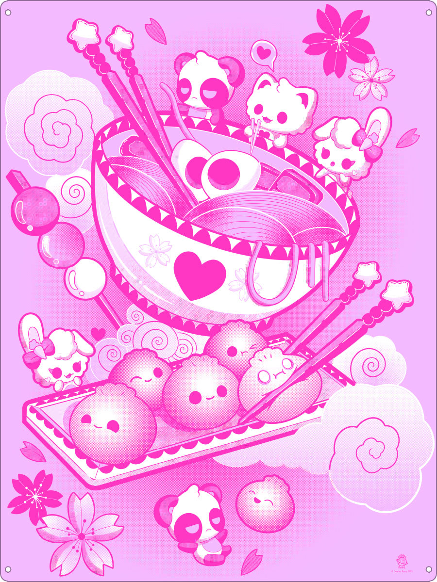Cosmic Boop Dumpling Daydreams Large Tin Sign