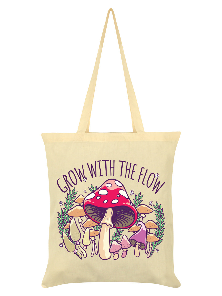 Grow With The Flow Cream Tote Bag