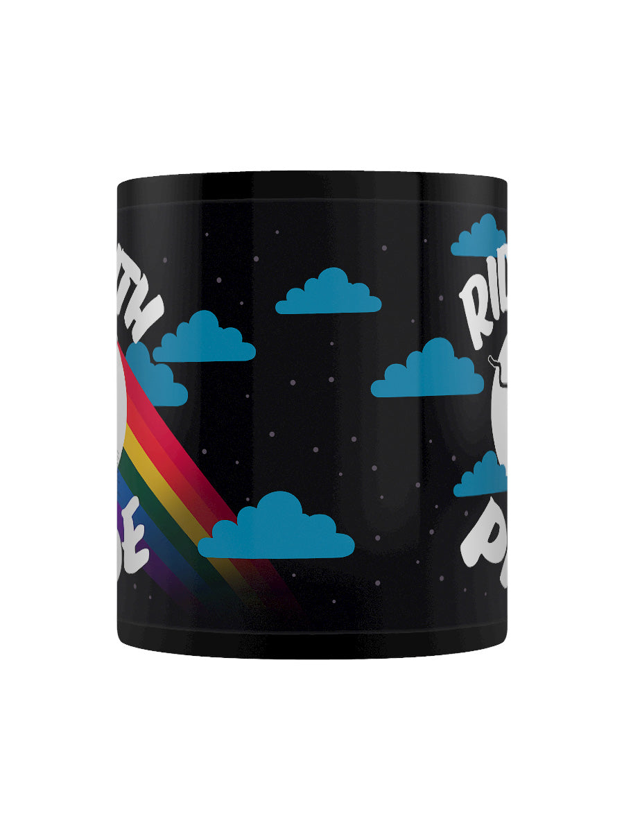 Ride With Pride Black Mug