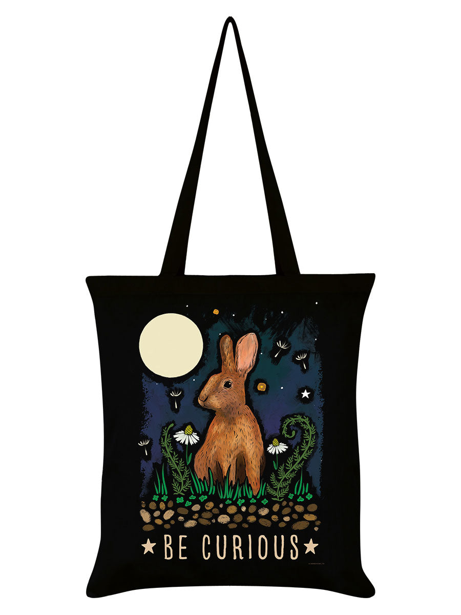 World of Wonder Be Curious Black Tote Bag