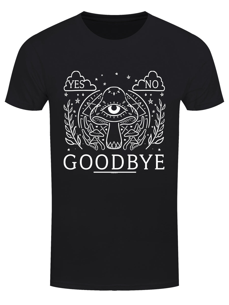 Mushroom Ouija Men's Black T-Shirt
