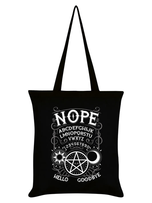 Nope Ouija Black Tote Bag