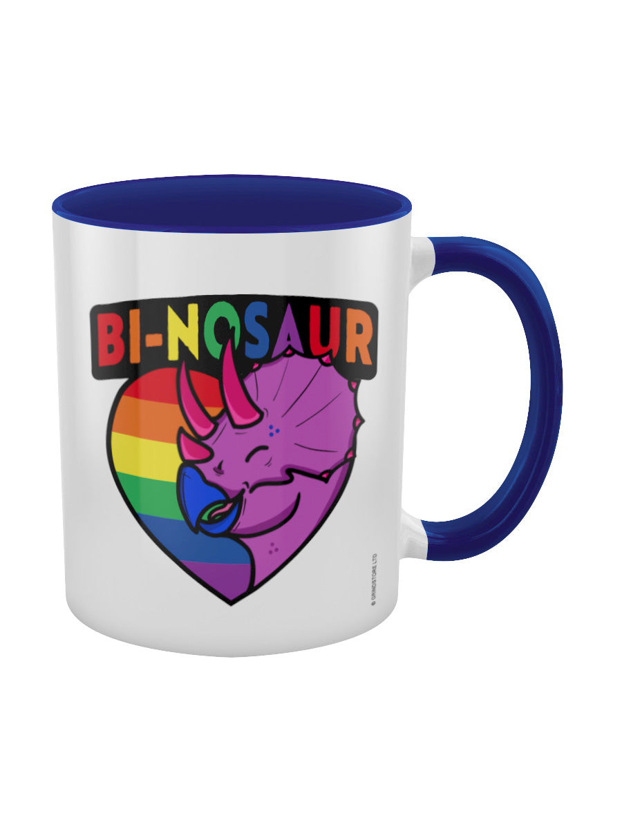 Bi-nosaur Blue Inner 2-Tone Mug